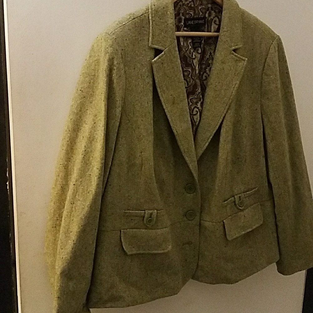 Green Lane Bryant wool Blazer